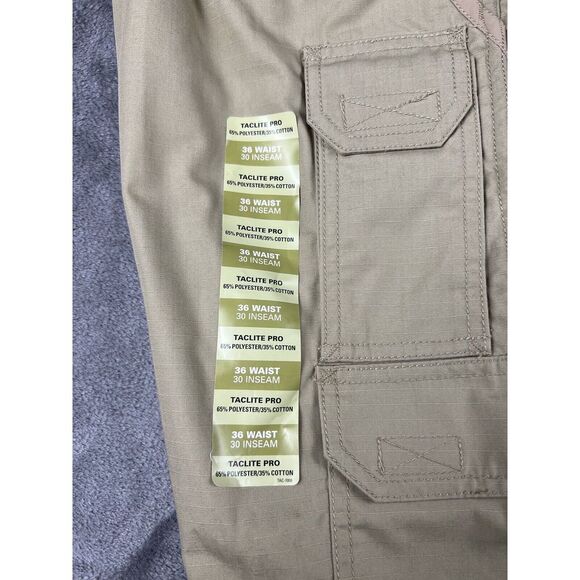 NEW 5.11 Men's TACLITE Pro Tactical Pants Style 74273 36x30 TDU Khaki NWT - Picture 10 of 14
